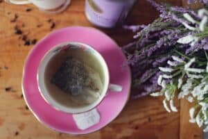 teacup with tea